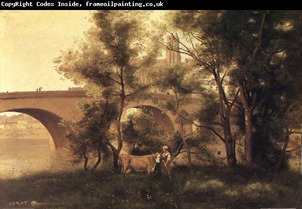 Corot Camille seine al bridge